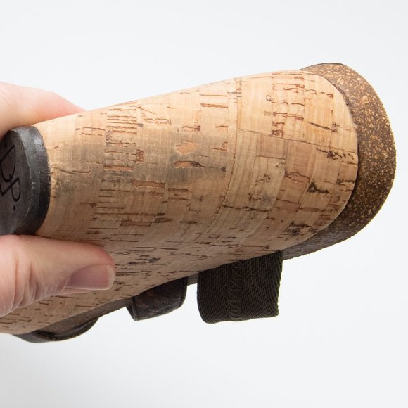 Donald J. Pliner Bethia Shoes  Cork Wedge Platform Metallic Bronze Size 8 - Picture 8 of 9